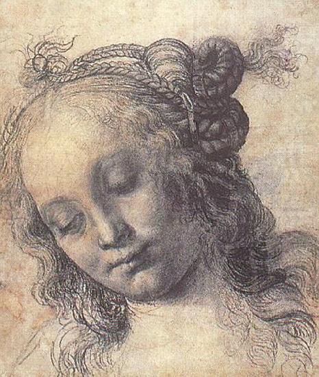 Head of a Girl, Andrea del Verrocchio